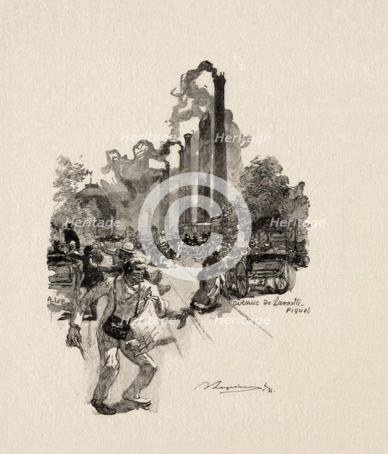 Avenue Lamotte - Piquet. Creator: Auguste Louis Lepère (French, 1849-1918).
