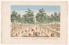 Avenues in Saint James's Park in London, 1745-1775. Creator: Anon