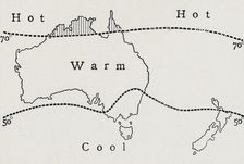 Average July Temperature 1923. Creator: Unknown