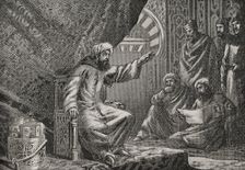 Averroes (Abu al-Walid Muhammad ibn Ahmad ibn Rushd) (1126-1198), 1890. Creator: Joan Serra y Pausas