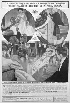 Avert for the Gramophone Co, 1909