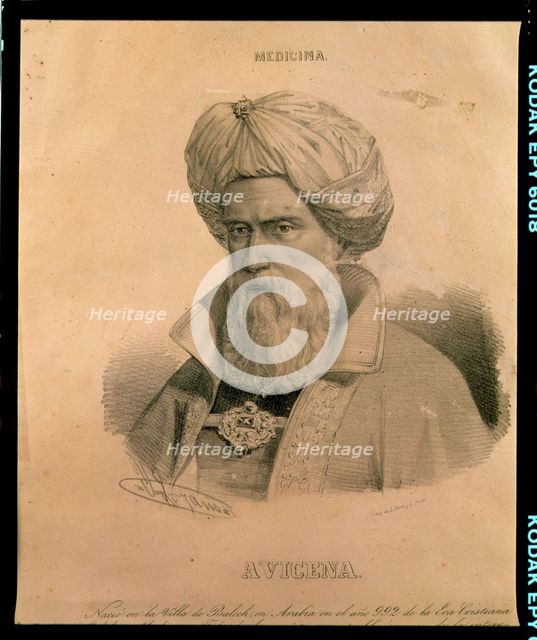 Avicena (992-1037), Arab philosopher and physician.