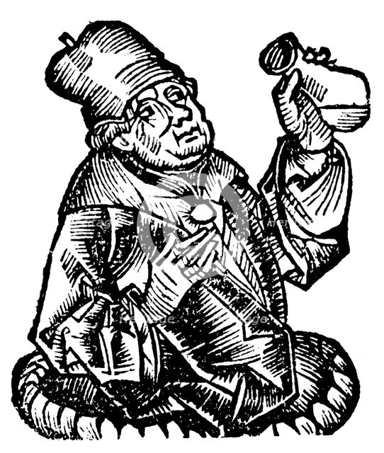 Avicenna (Ibn Sina) (980-1037), Arab physician and philosopher, 1493. Artist: Unknown