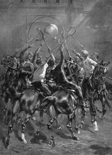 Aviation push-ball, c1914