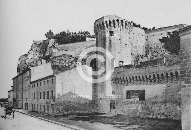 'Avignon. - The Rocks and Doms and the Ramparts', c1925. Artist: Unknown.