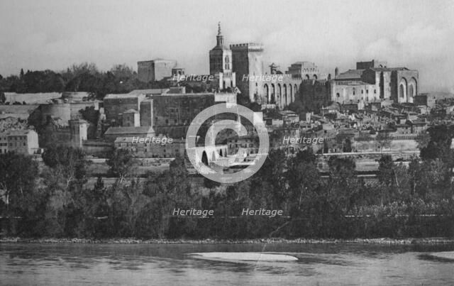 'Avignon - View Taken From Villeneuve', c1925. Artist: Unknown.