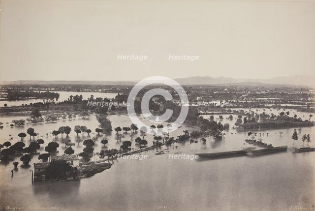 Avignon (Flood of 1856) (Avignon [Inondation de 1856]), 1856. Creator: Edouard Baldus.