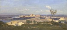 Avignon from the West, 1836. Artist: Corot, Jean-Baptiste Camille (1796-1875)