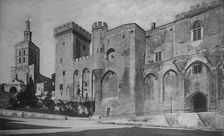 Avignon - Popes Palace and Cathedral c1925