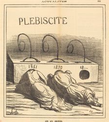 Avis aux amateurs, 1871. Creator: Honore Daumier