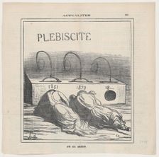Avis aux amateurs, 1871. Creator: Honore Daumier