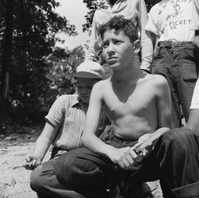 "Aw nuts", Camp Nathan Hale, Southfields, New York, 1943. Creator: Gordon Parks