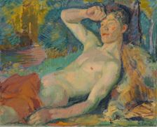 Awakening Faun, 1914. Creator: Magnus Enckell