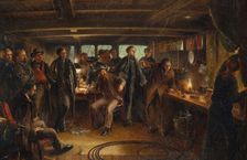 Awaiting the Reply, ca. 1866. Creator: Robert Charles Dudley