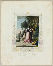 Away with Doubts (valentine), c. 1840. Creator: Unknown