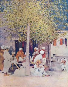 Away from the Show 1903. Artist: Mortimer L Menpes