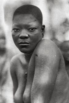 Awemba girl, Livingstone to Broken Hill, Northern Rhodesia, 1925 (1927). Artist: Thomas A Glover