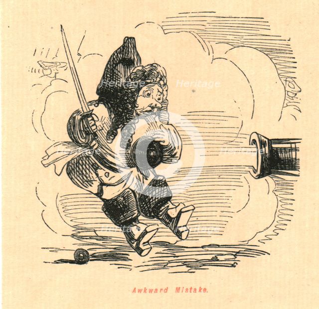 'Awkward Mistake', 1897.  Creator: John Leech.