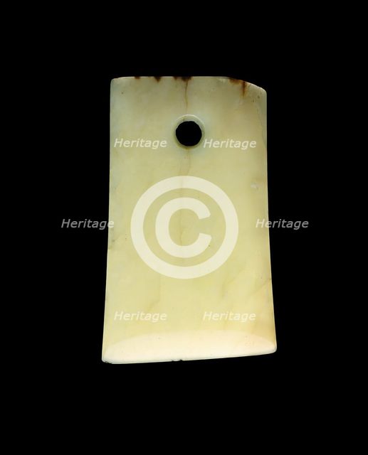 Axe, Neolithic period, probably Dawenkou culture, c. 3000-2500 B.C. Creator: Unknown.
