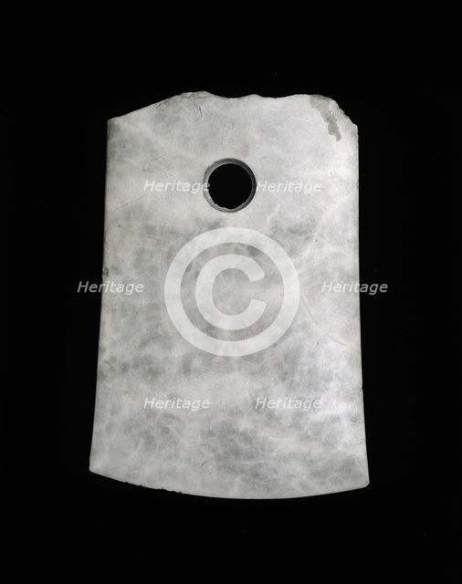 Axe, Neolithic period, probably Liangzhu culture, c. 3000-2000 B.C. Creator: Unknown.