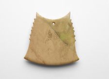 Axe (yue ?), probably reworked from a collared disk, Late Shang dynasty, ca. 1300-ca. 1050 BCE. Creator: Unknown