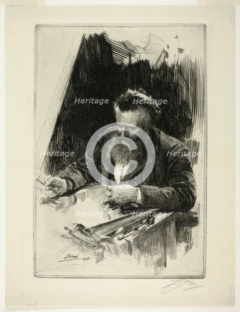 Axel Herman Haig III, 1884. Creator: Anders Leonard Zorn.