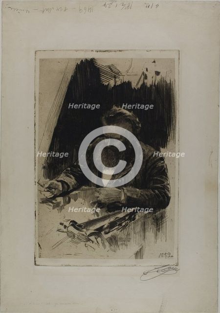 Axel Herman Haig III, 1884. Creator: Anders Leonard Zorn.