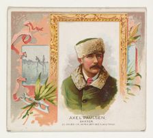 Axel Paulsen, Skater, from World's Champions, Second Series (N43) for Allen & Ginter Cigar..., 1888. Creator: Allen & Ginter