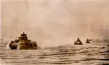 Axis tanks in the Libyan desert, World War II, c1940-c1943. Creator: Unknown