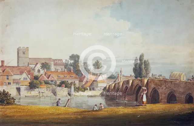 'Aylesford, near Maidstone, Kent', 19th century.                                 Artist: James Duffield Harding