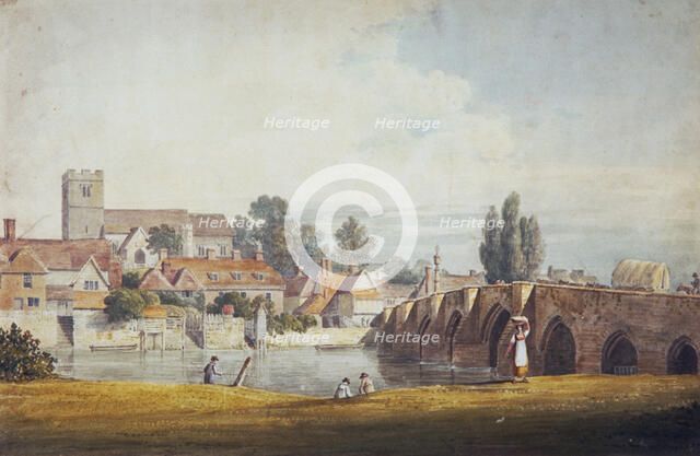 'Aylesford, near Maidstone, Kent', 19th century.                                 Artist: James Duffield Harding