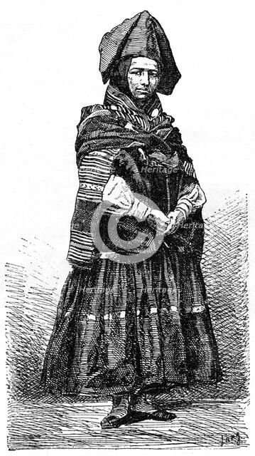 Aymara Indian, La Paz, Bolivia, 19th century. Artist: Lancelot