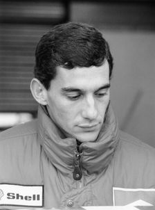 Ayrton Senna, in his first season with McLaren, 1988