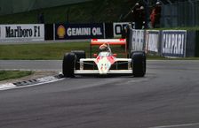 Ayrton Senna in the McLaren MP4-4 1988 British Grand Prix Silverstone