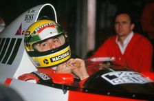 Ayrton Senna in the McLaren MP4-5 at 1989 British Grand Prix, Silverstone