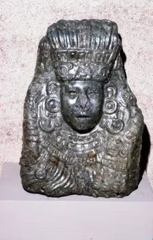 Aztec Jade Bust of Quetzalcoatl, 1360-1521