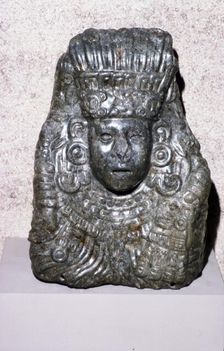 Aztec Jade Bust of Quetzalcoatl, 1360-1521