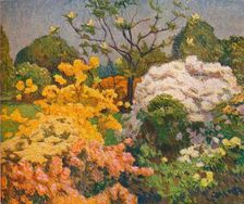 Azaleas, Kew Gardens c1914. Artist: Emile Claus