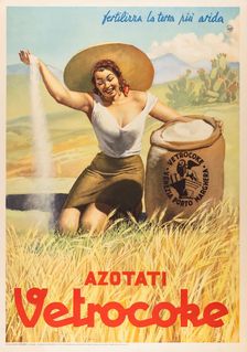 Azotati Vetrocoke, 1951. Creator: Boccasile, Gino (1901-1952)