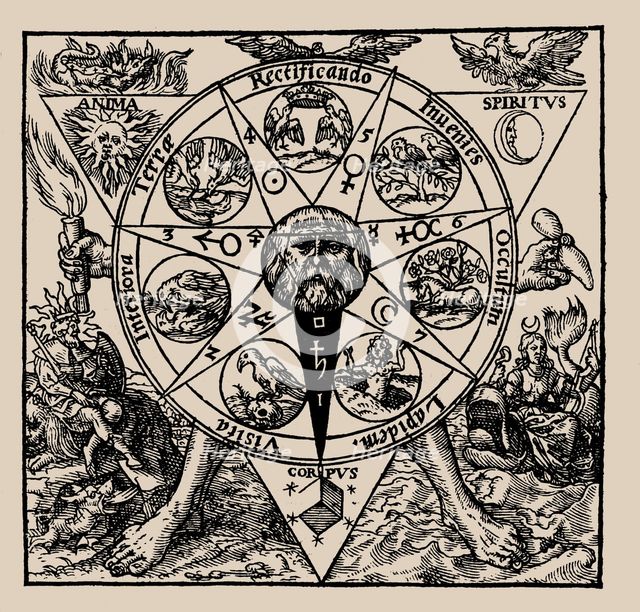 Azoth, Sive Aureliae Occultae Philosophorum... by Basilius Valentinus, 1613. Creator: Unknown artist.