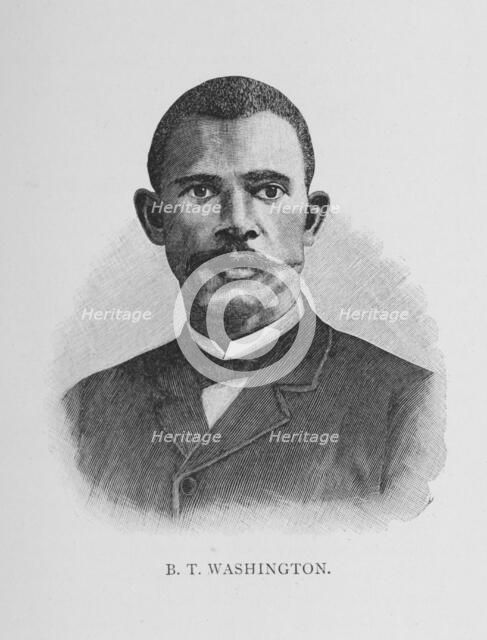 B. T. Washington, 1887. Creator: Unknown.