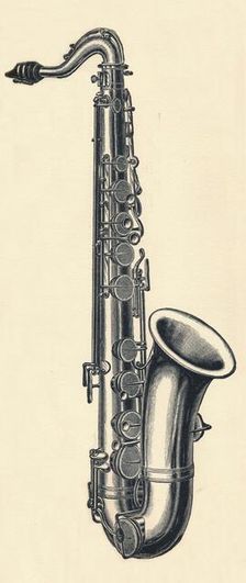 B? Tenor Saxophone 1895. Creator: Unknown