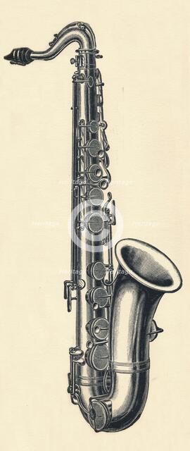 'B? Tenor Saxophone', 1895. Creator: Unknown.