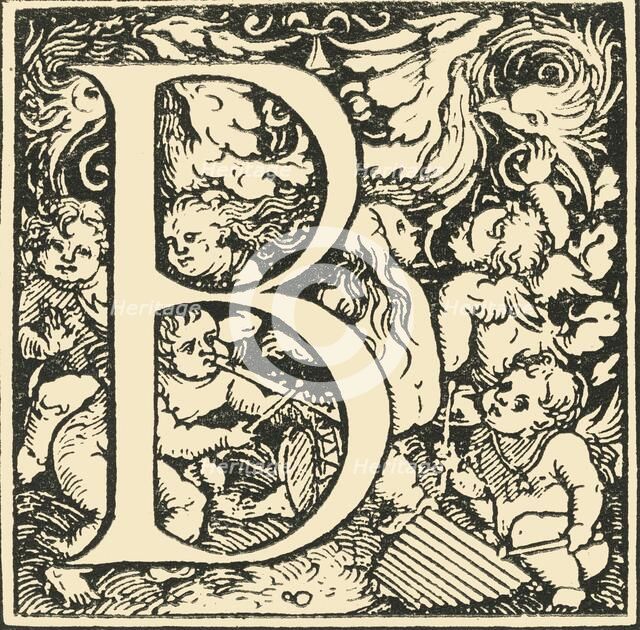 'B - An Alphabet by Hans Weiditz', c1520-1521, (1908).  Creator: Hans Weiditz.
