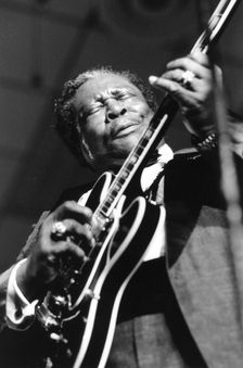 B.B.King, Maastricht Jazz Festival, the Netherlands, 1991. Creator: Brian Foskett