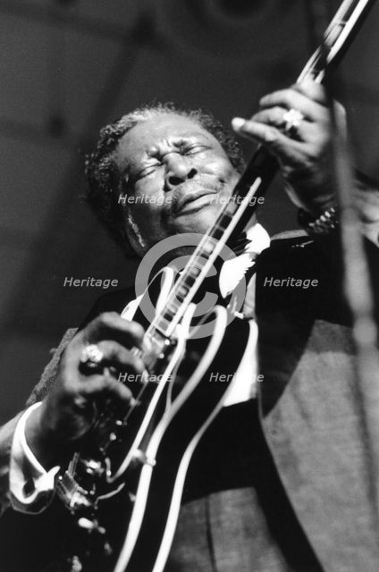 B.B.King, Maastricht Jazz Festival, the Netherlands, 1991. Creator: Brian Foskett.