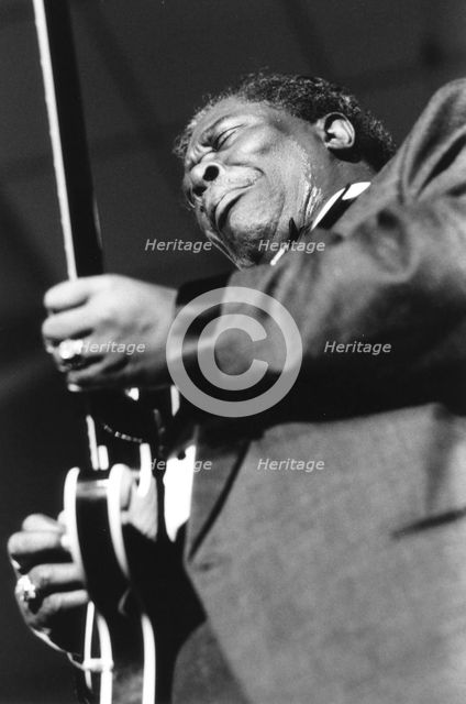 B.B.King, Maastricht Jazz Festival, the Netherlands, 1991. Creator: Brian Foskett.