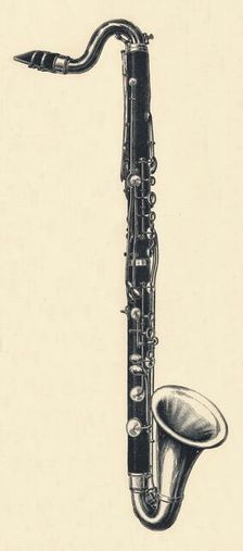 B? Bass Clarinet 1895. Creator: Unknown