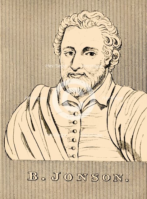 'B. Jonson', (c1572-1637), 1830. Creator: Unknown.