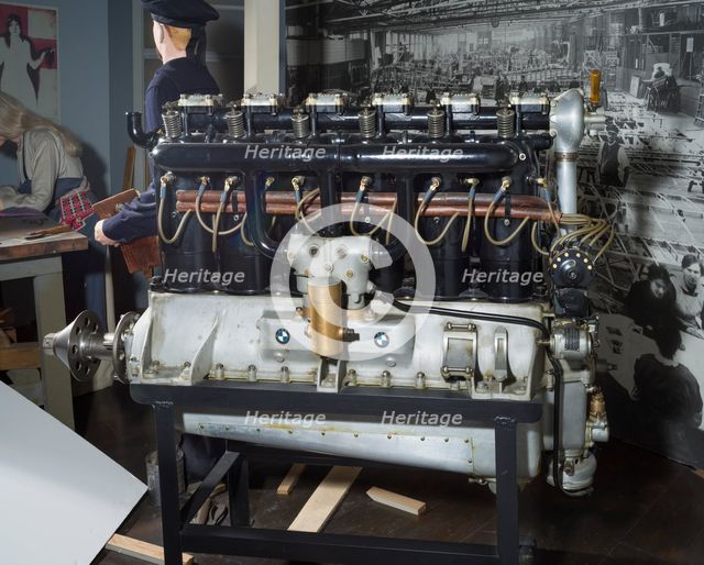 BMW Model IIIA In-line 6 Engine, 1918. Creator: BMW.
